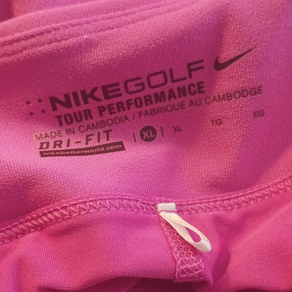Excellent Condition NIKE Bright Pink and White Golf Set Skort and Top - Picture 4 of 4